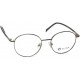 Grey Frame Round Rimmed Eyeglasses