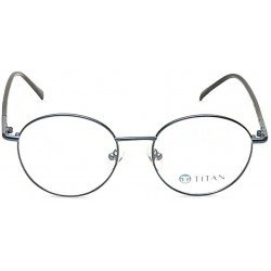 Blue Round Rimmed Eyeglasses