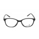 Black Oval Rimmed Eyeglasses