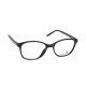 Black Oval Rimmed Eyeglasses