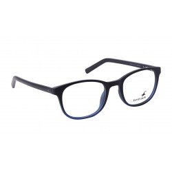 Blue Plastic Square Rimmed Eyeglasses