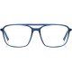 Blue Square Wayfarer Rimmed Eyeglasses