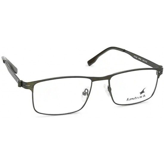 Green Rectangle Rimmed Eyeglasses