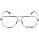 Black Navigator Rimmed Eyeglasses