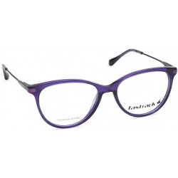 Purple Cateye Rimmed Women Eyeglasses