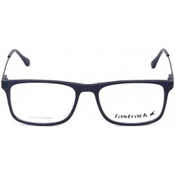 Blue Rectangle Frame Rimmed Eyeglasses