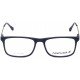 Blue Rectangle Frame Rimmed Eyeglasses