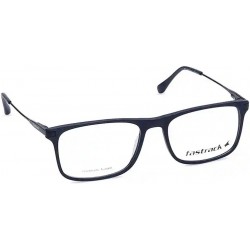 Blue Rectangle Frame Rimmed Eyeglasses