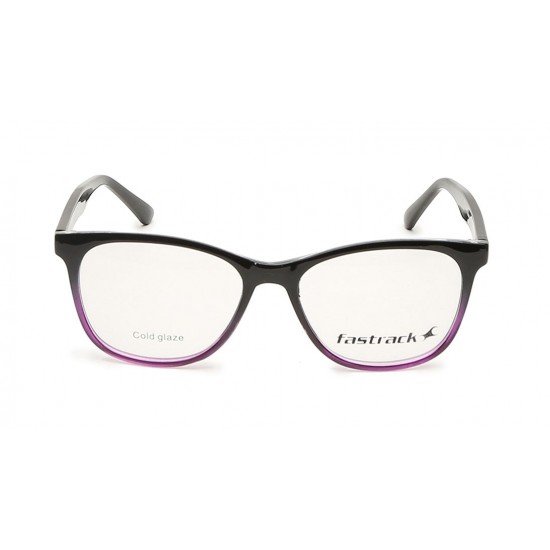 Black Square Frame Rimmed Unisex Eyeglasses