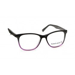 Black Square Frame Rimmed Unisex Eyeglasses
