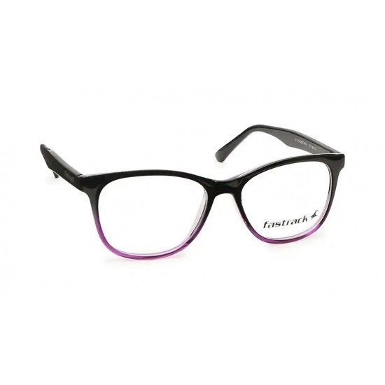 Black Square Frame Rimmed Unisex Eyeglasses