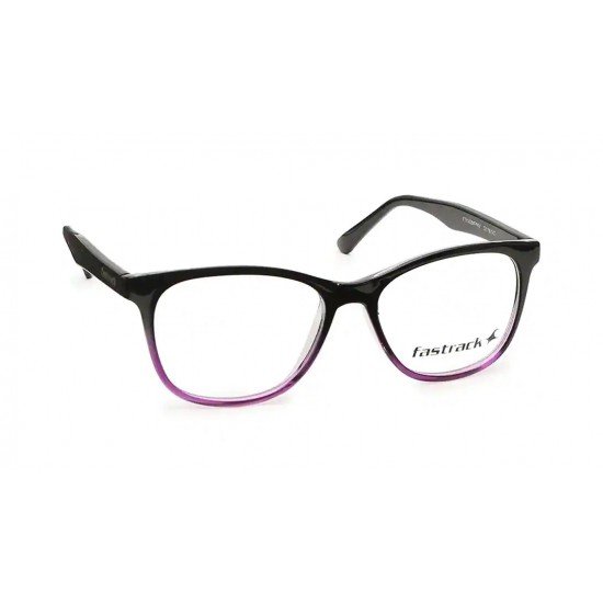 Black Square Frame Rimmed Unisex Eyeglasses