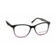 Black Square Frame Rimmed Unisex Eyeglasses