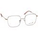 Gold Square Rimmed Eyeglasses