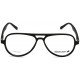 Black Pilot Rimmed Eyeglasses