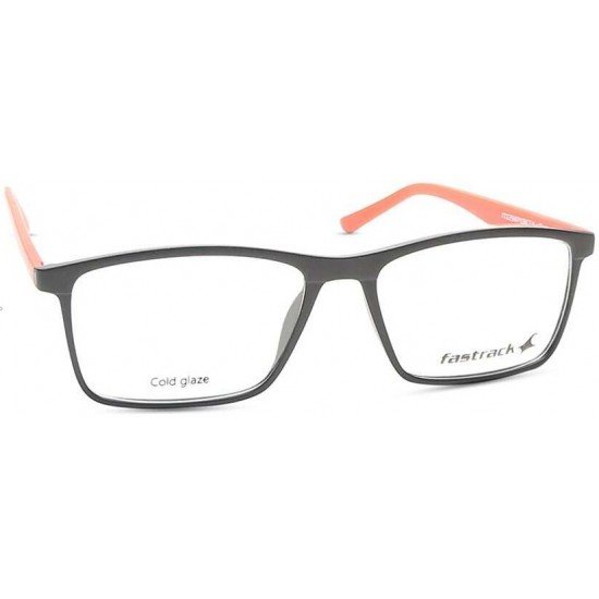 Black Rectangle Rimmed Men Eyeglasses