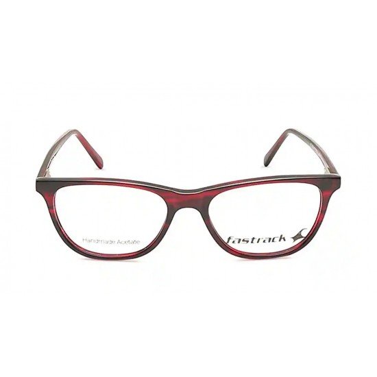 Fluid Maroon Cateye Rimmed Eyeglasses