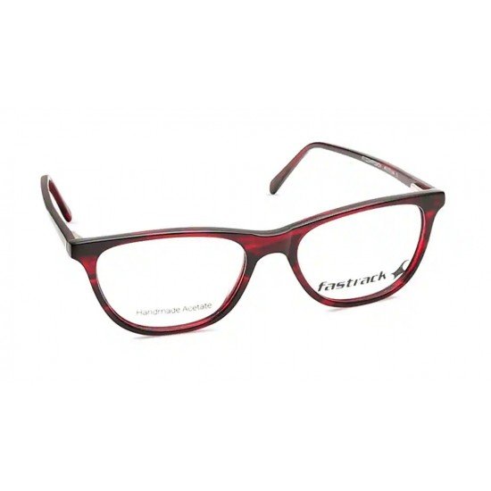 Fluid Maroon Cateye Rimmed Eyeglasses