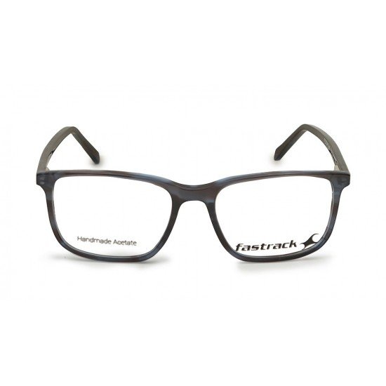 Fluid Grey Rectangle Rimmed Eyeglasses