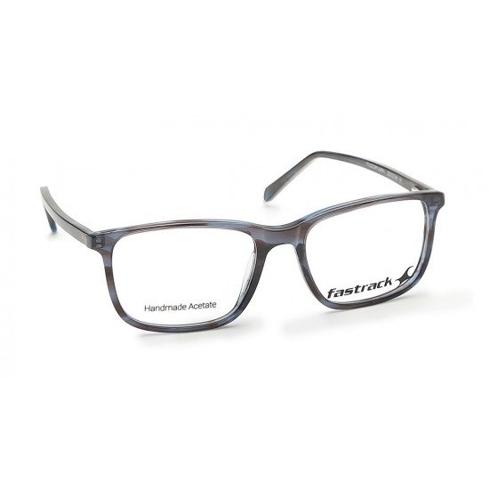 Fluid Grey Rectangle Rimmed Eyeglasses