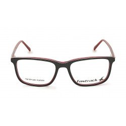 Fluid Grey Rectangle Rimmed Unisex Eyeglasses