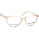 Orange Cateye Rimmed Women Eyeglasses
