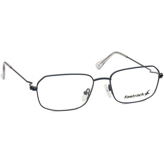 Blue Rectangle Rimmed Eyeglasses
