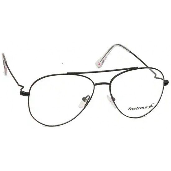 Black Pilot Rimmed Unisex Eyeglasses