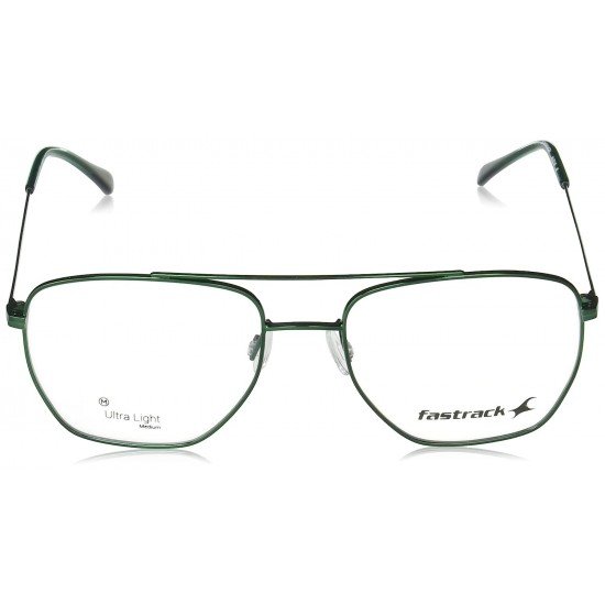 Green Square Rimmed Men Eyeglasses