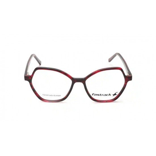 Burgundy Rimmed Women Eyeglasses