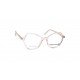 Orange Rimmed Women Eyeglasses