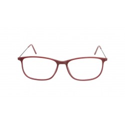 Maroon Rectangle Rimmed Eyeglasses