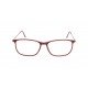 Maroon Rectangle Rimmed Eyeglasses