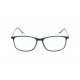 Green Rimmed Rectangle Eyeglasses