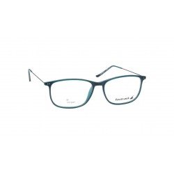 Green Rimmed Rectangle Eyeglasses