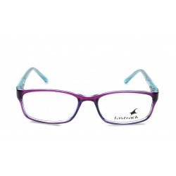 Purple Rectangle Rimmed Eyeglasses