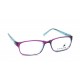Purple Rectangle Rimmed Eyeglasses