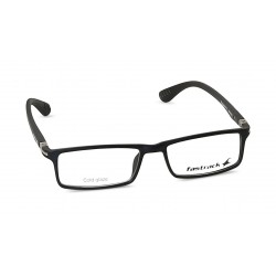 Black Rectangle Rimmed Unisex Eyeglasses
