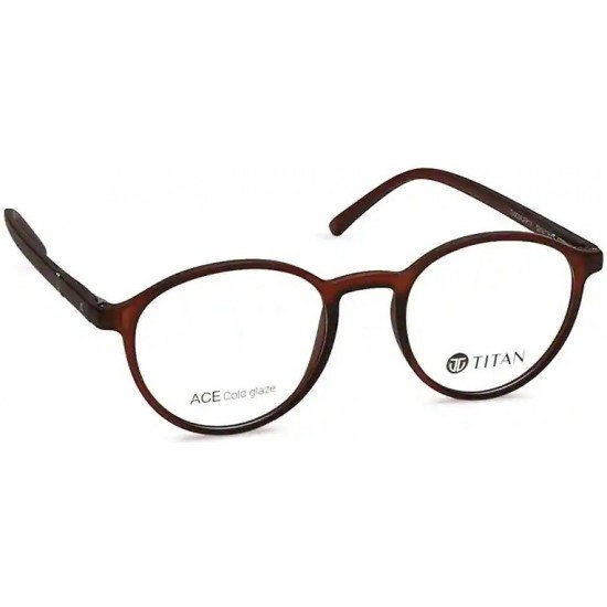 Brown Round Rimmed Eyeglasses
