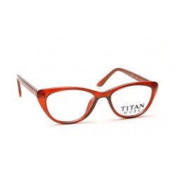 Red Cateye Rimmed Eyeglasses