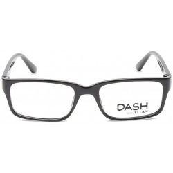 Dash Black Rectangle Rimmed Eyeglasses