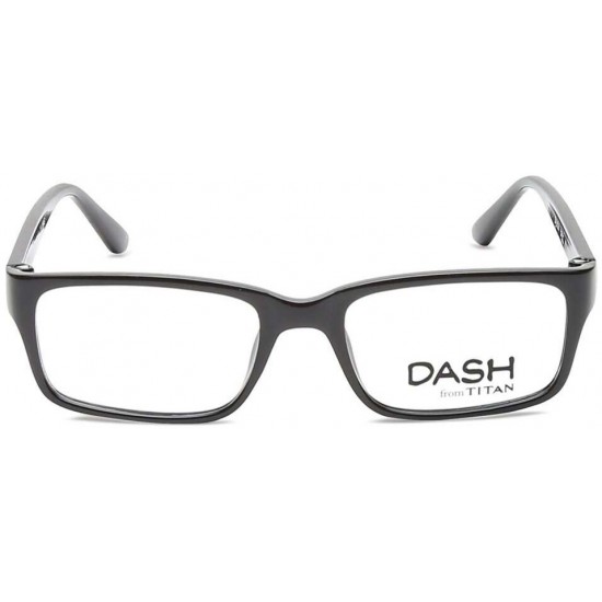 Dash Black Rectangle Rimmed Eyeglasses