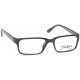 Dash Black Rectangle Rimmed Kids Eyeglasses
