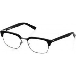 Black Clubmaster Rimmed Eyeglasses