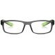 Grey Rectangle Frame Rimmed Eyeglasses