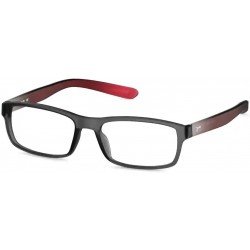 Grey Rectangle Rimmed Eyeglasses