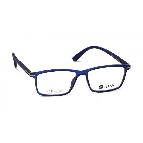 Blue Square Rimmed Unisex Eyeglasses
