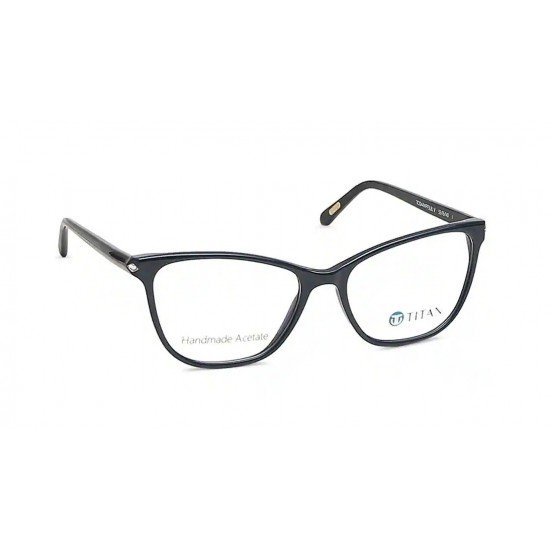 Blue Cateye Frame Rimmed Eyeglasses