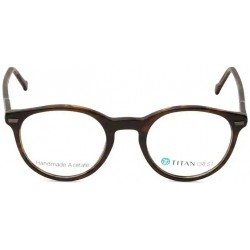 Brown Round Rimmed Men Eyeglasses