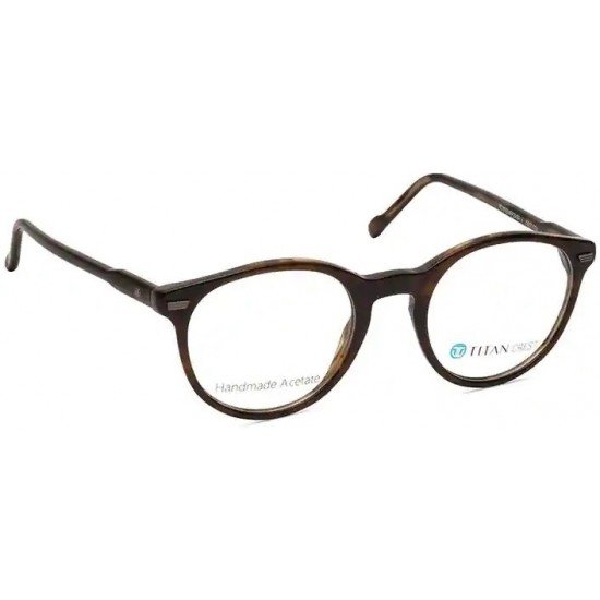 Brown Round Rimmed Men Eyeglasses